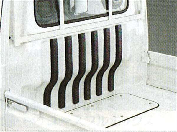 『ハイゼットトラック』 純正 S201 S211 キャビンバックプロテクター（ゴム） パーツ ダイハツ純正部品 荷台 保護 hijettruck オプション アクセサリー 用品